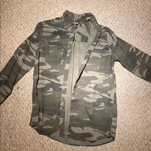 Camo Button-Up